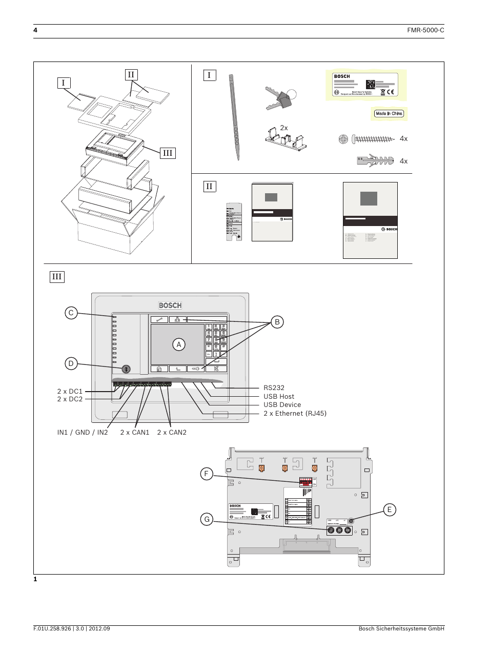 Bosch Remote Keypad User Manual | Page 4 / 48