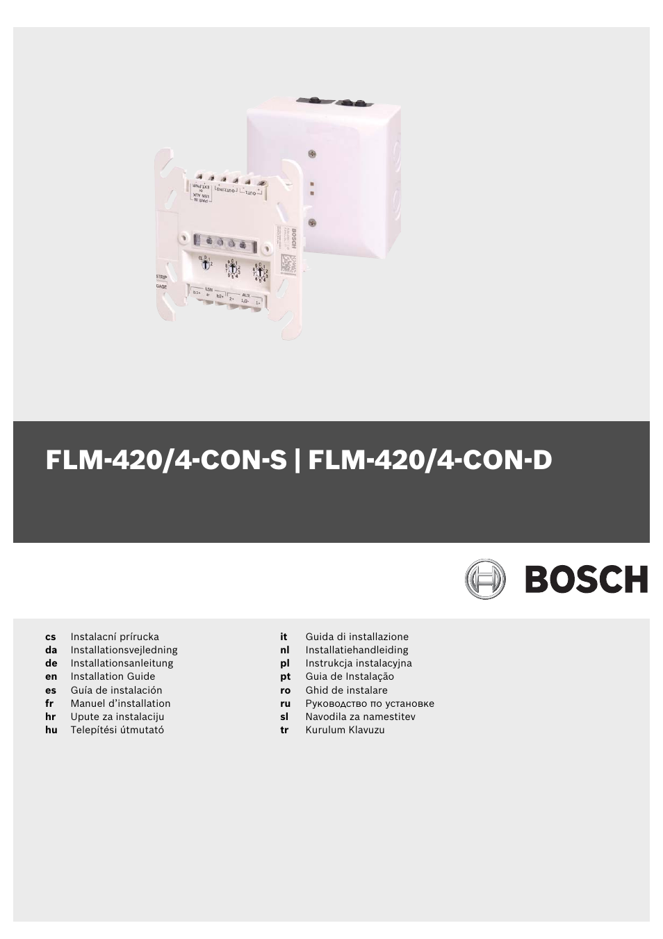 Bosch FLM-420 User Manual | 32 pages