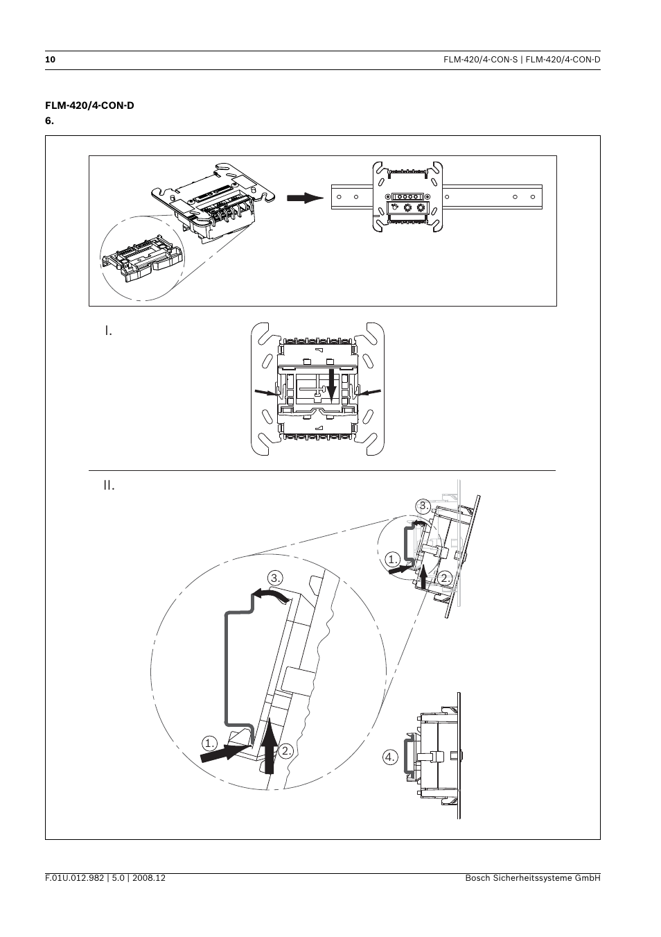 I. ii | Bosch FLM-420 User Manual | Page 10 / 32