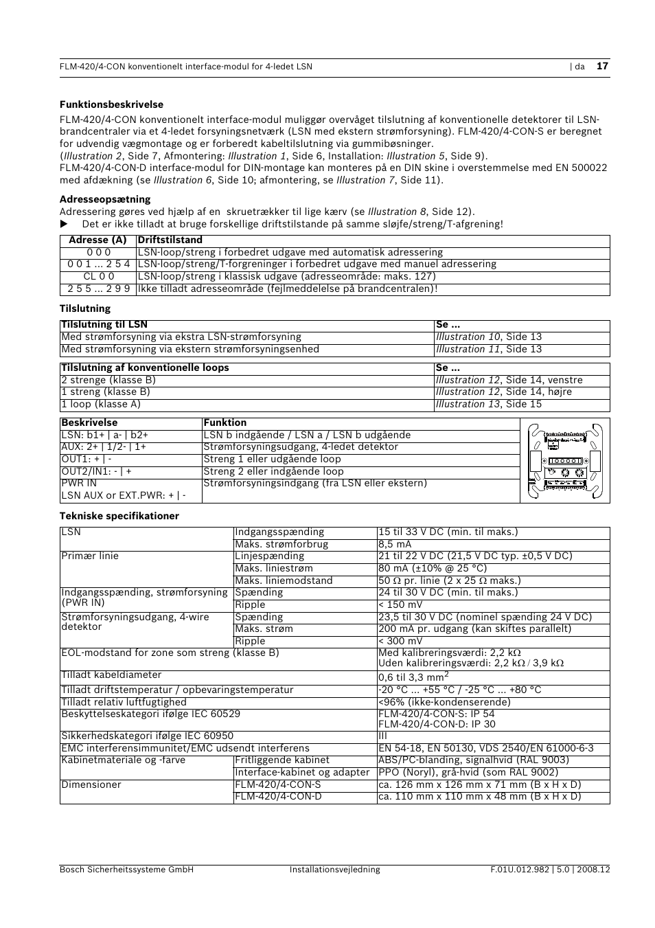 Bosch FLM-420 User Manual | Page 17 / 32