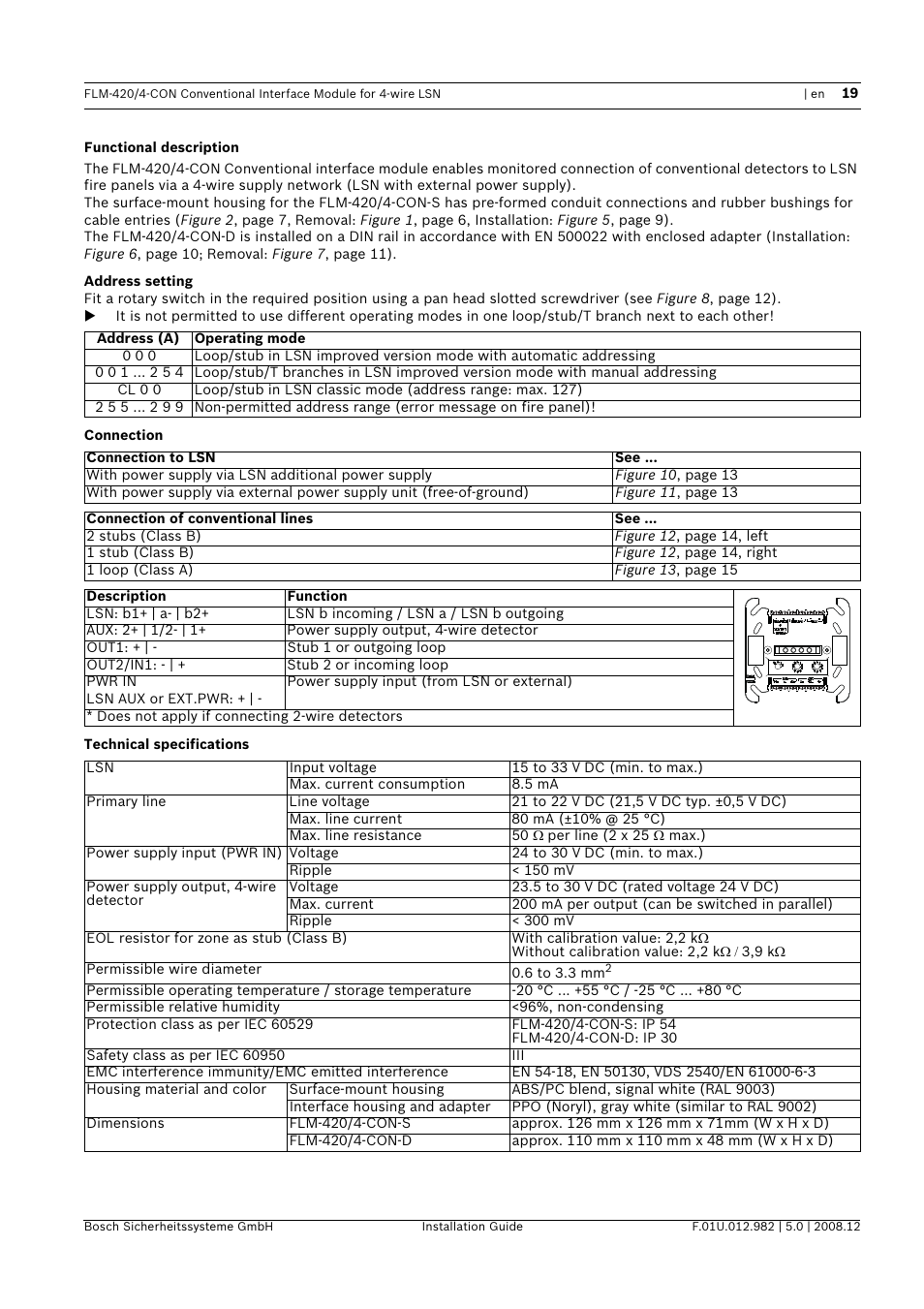 Bosch FLM-420 User Manual | Page 19 / 32