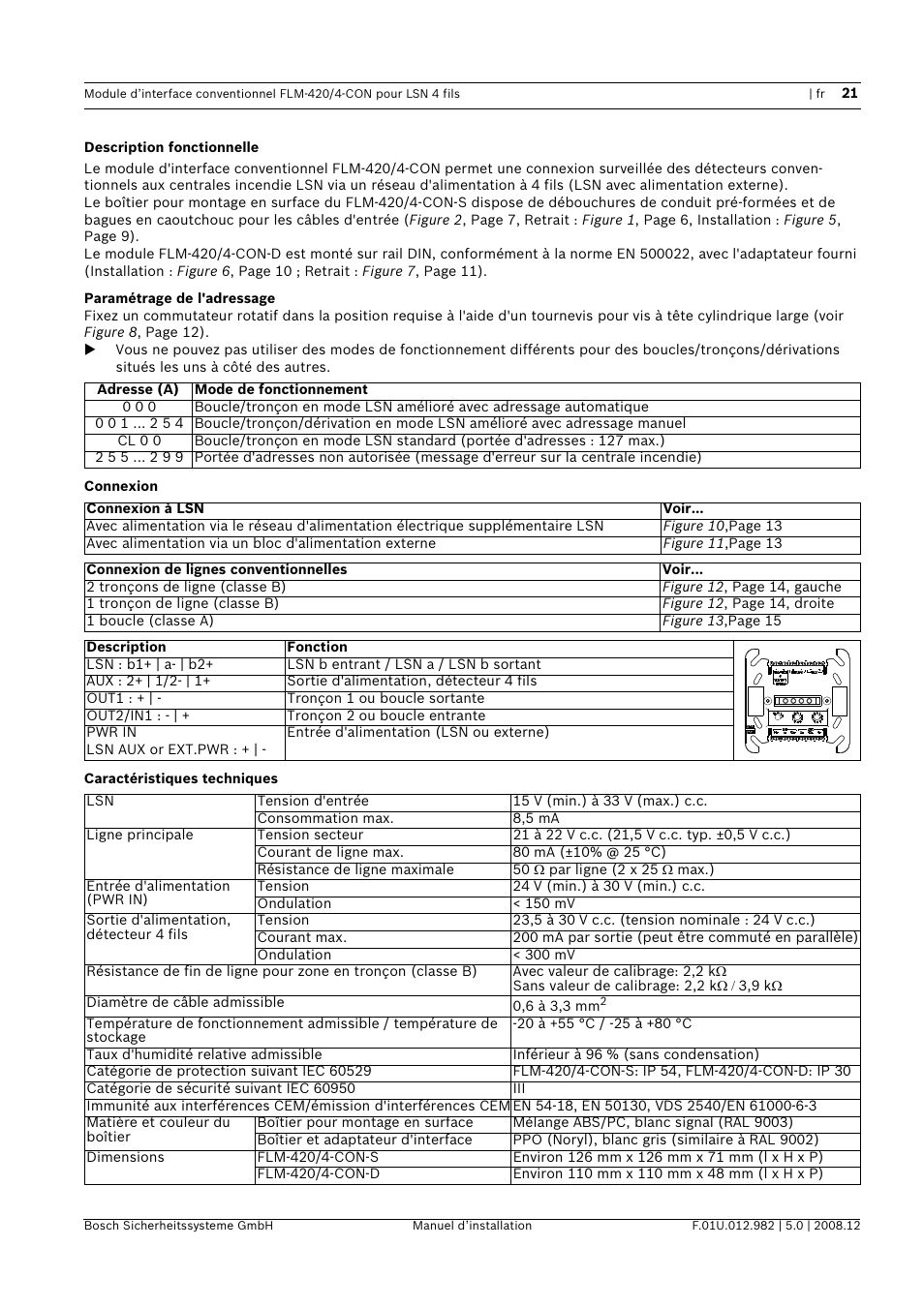 Bosch FLM-420 User Manual | Page 21 / 32