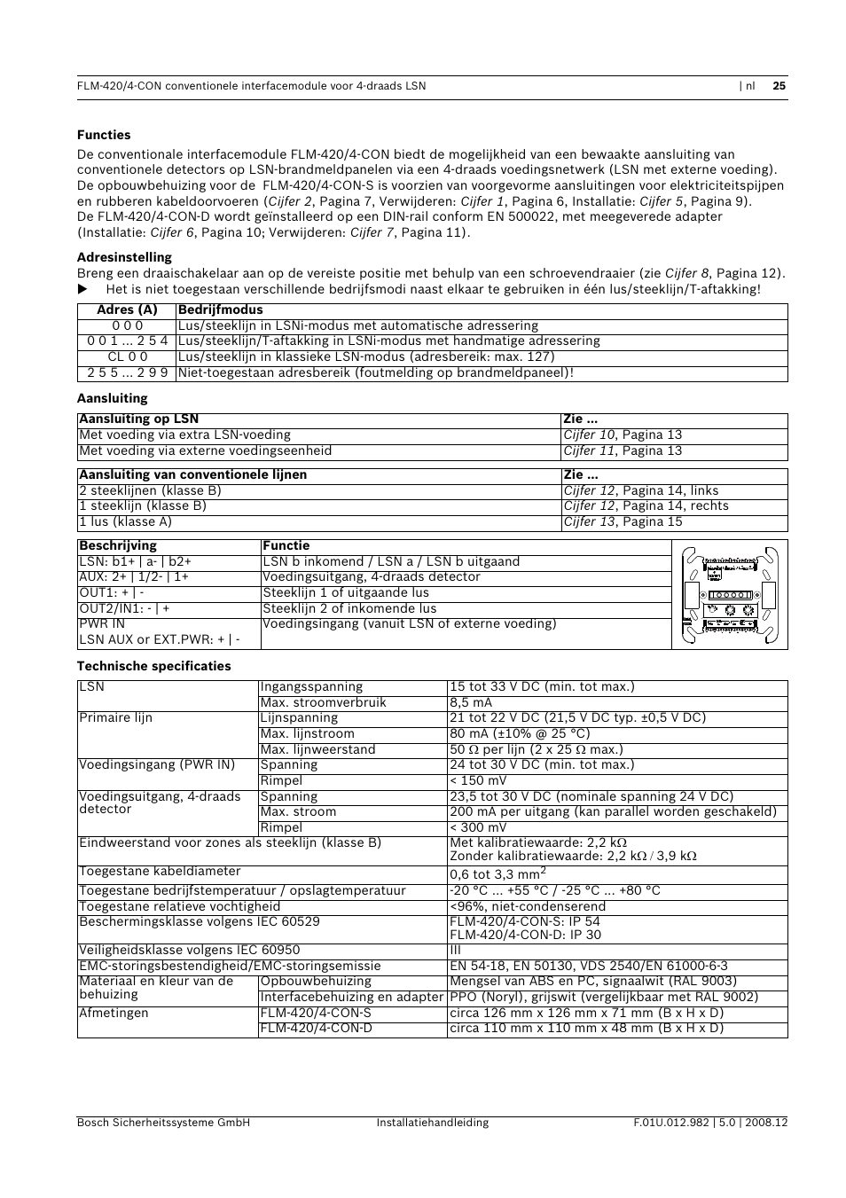 Bosch FLM-420 User Manual | Page 24 / 32