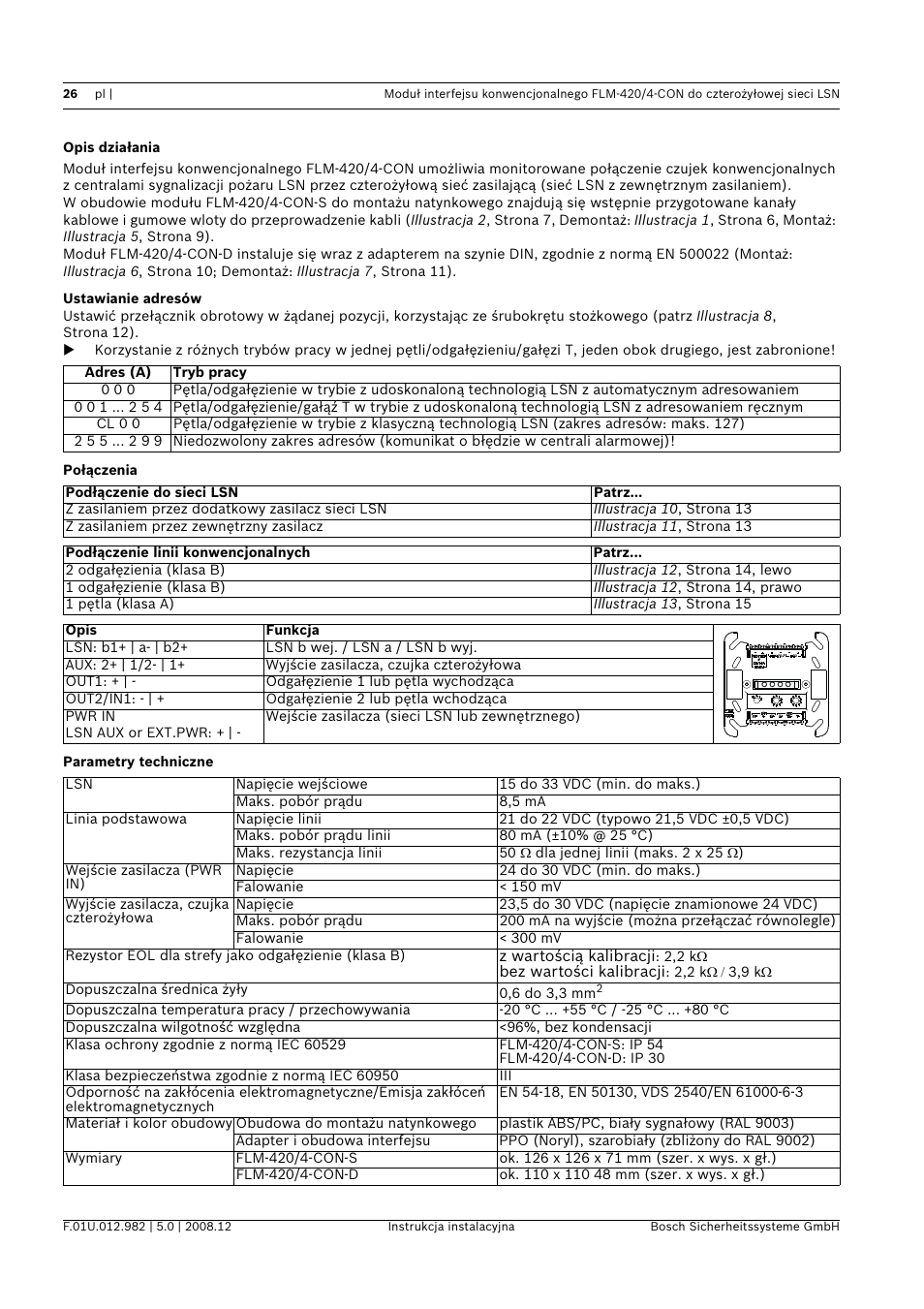 Bosch FLM-420 User Manual | Page 26 / 32