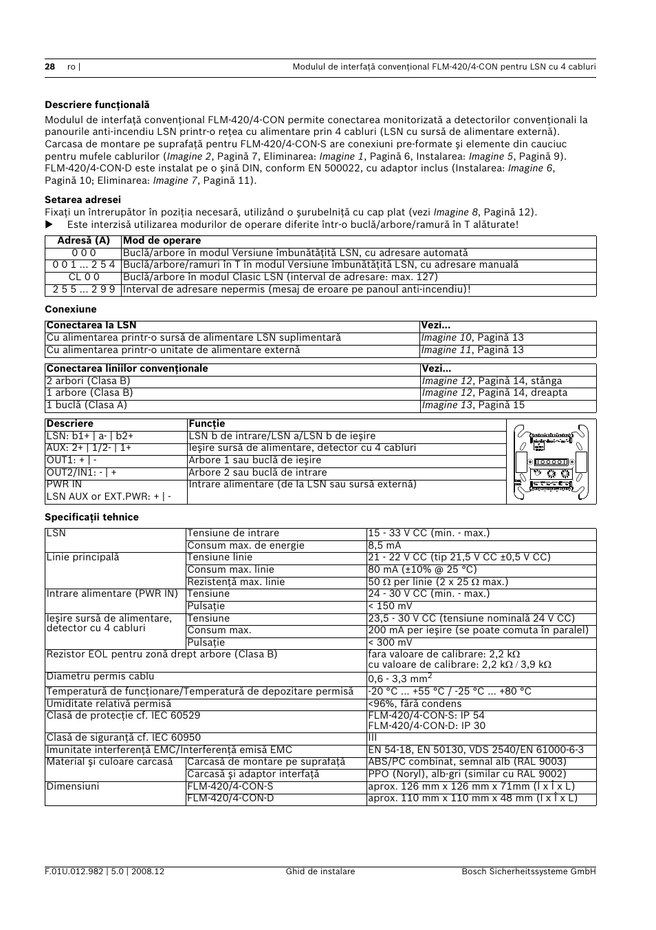Bosch FLM-420 User Manual | Page 28 / 32