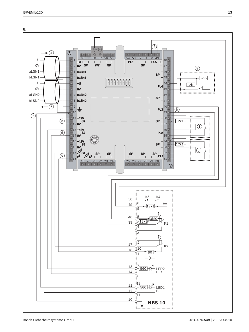 Nbs 10 | Bosch ISP-EMIL-120  User Manual | Page 13 / 56