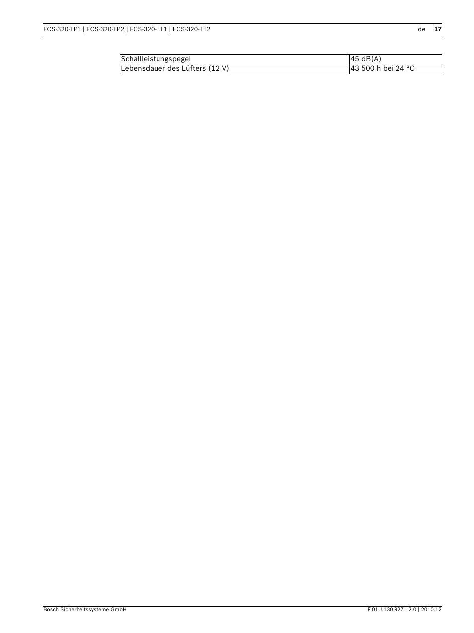 Bosch FCS-320-TP Series Conventional Aspirating Smoke Detectors User Manual | Page 17 / 96