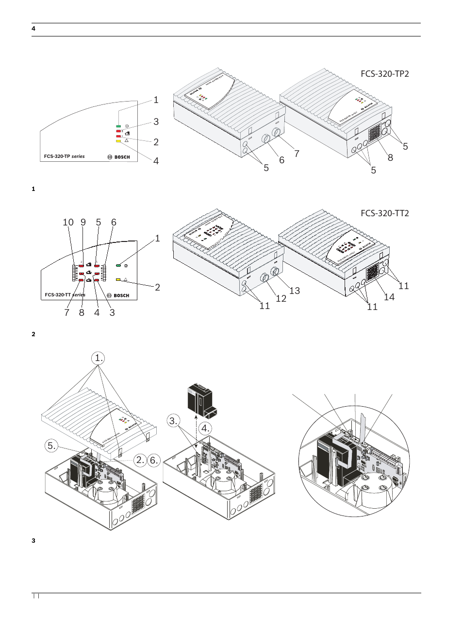 Head1 diag head2 display | Bosch FCS-320-TP Series Conventional Aspirating Smoke Detectors User Manual | Page 4 / 96