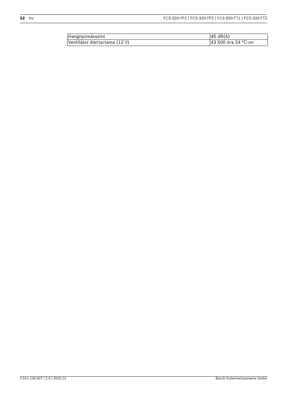 Bosch FCS-320-TP Series Conventional Aspirating Smoke Detectors User Manual | Page 52 / 96