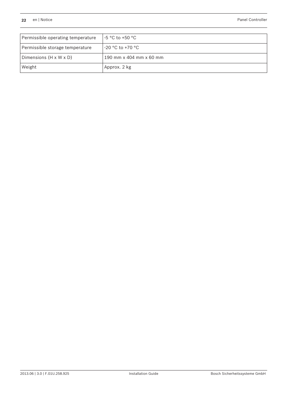 Bosch Panel Controller User Manual | Page 22 / 60