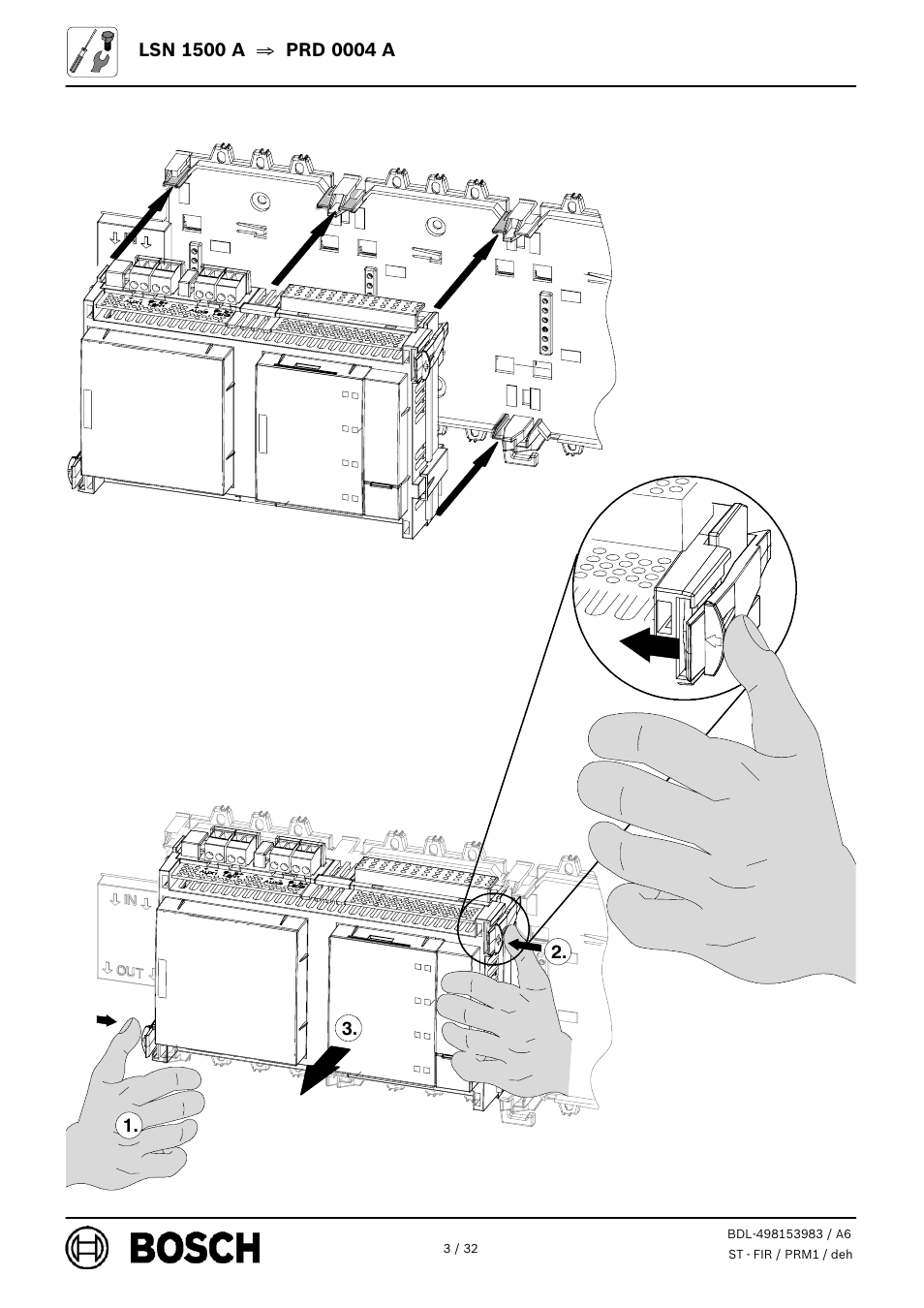 Bosch LSN 1500 A LSN improved Module 1500 mA User Manual | Page 3 / 32