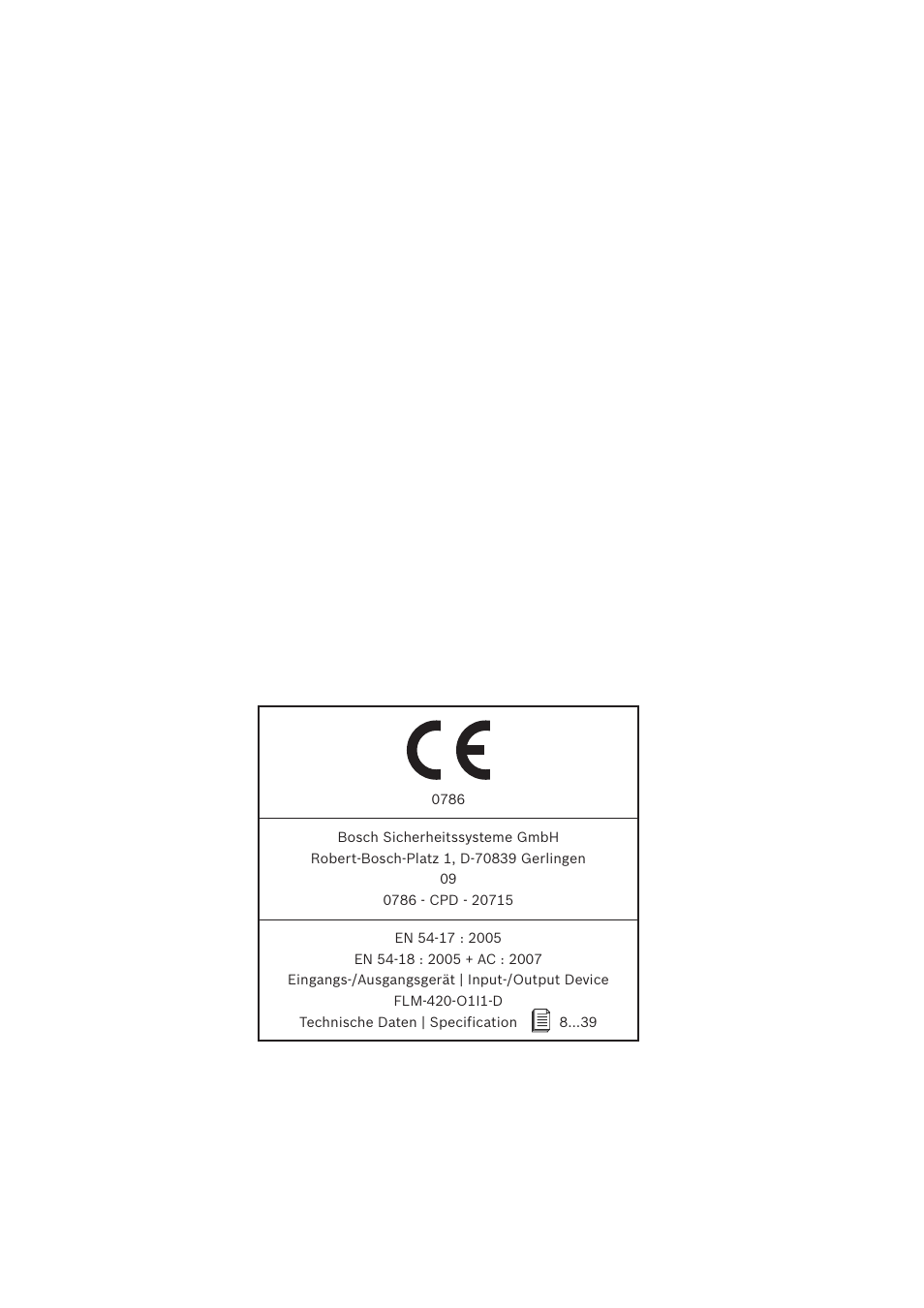 Bosch FLM-420-O1I1 Output-input Interface Modules User Manual | Page 2 / 40