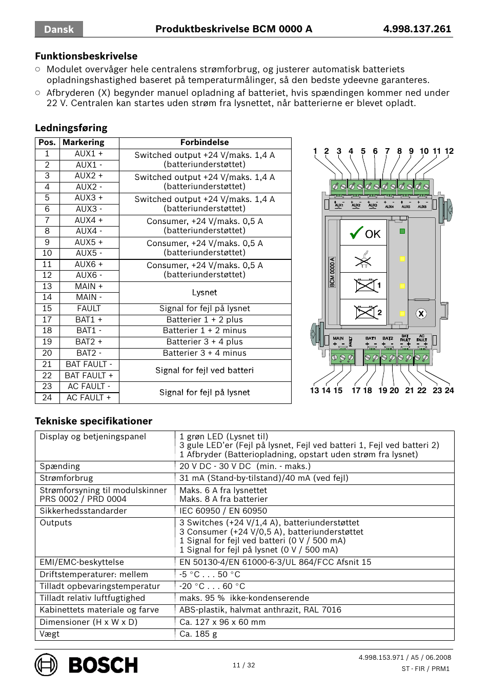 Bosch BCM 0000 A Battery Controller Module User Manual | Page 11 / 32