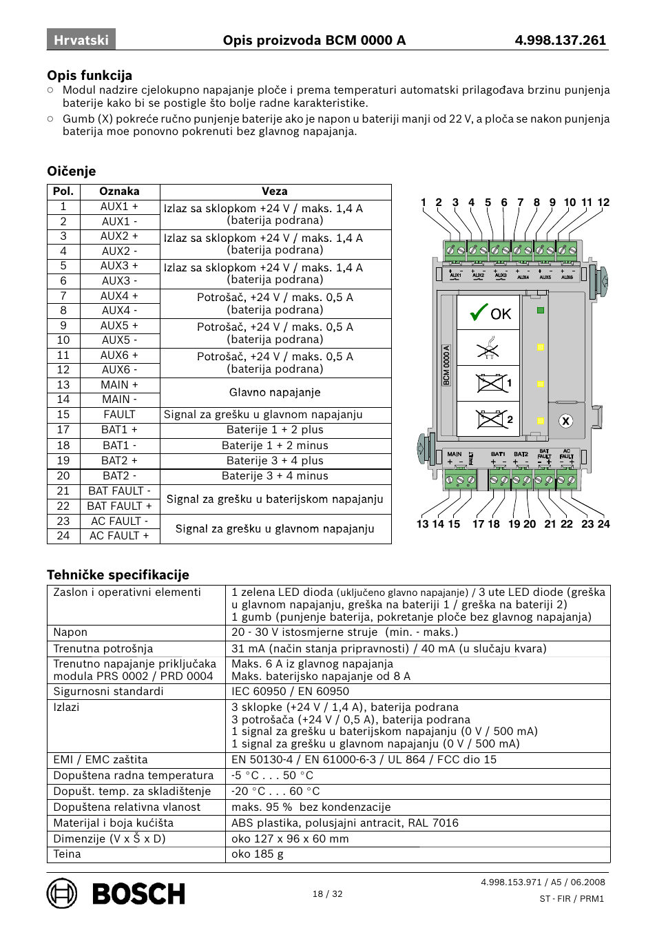 Bosch BCM 0000 A Battery Controller Module User Manual | Page 18 / 32