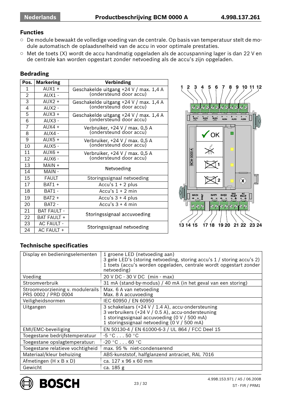 Bosch BCM 0000 A Battery Controller Module User Manual | Page 23 / 32