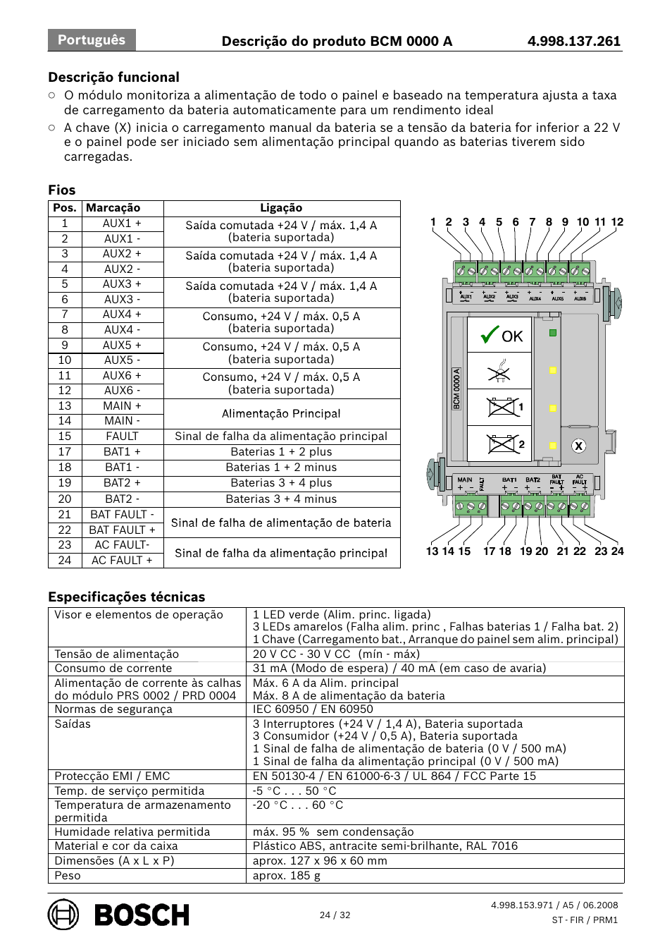 Bosch BCM 0000 A Battery Controller Module User Manual | Page 24 / 32