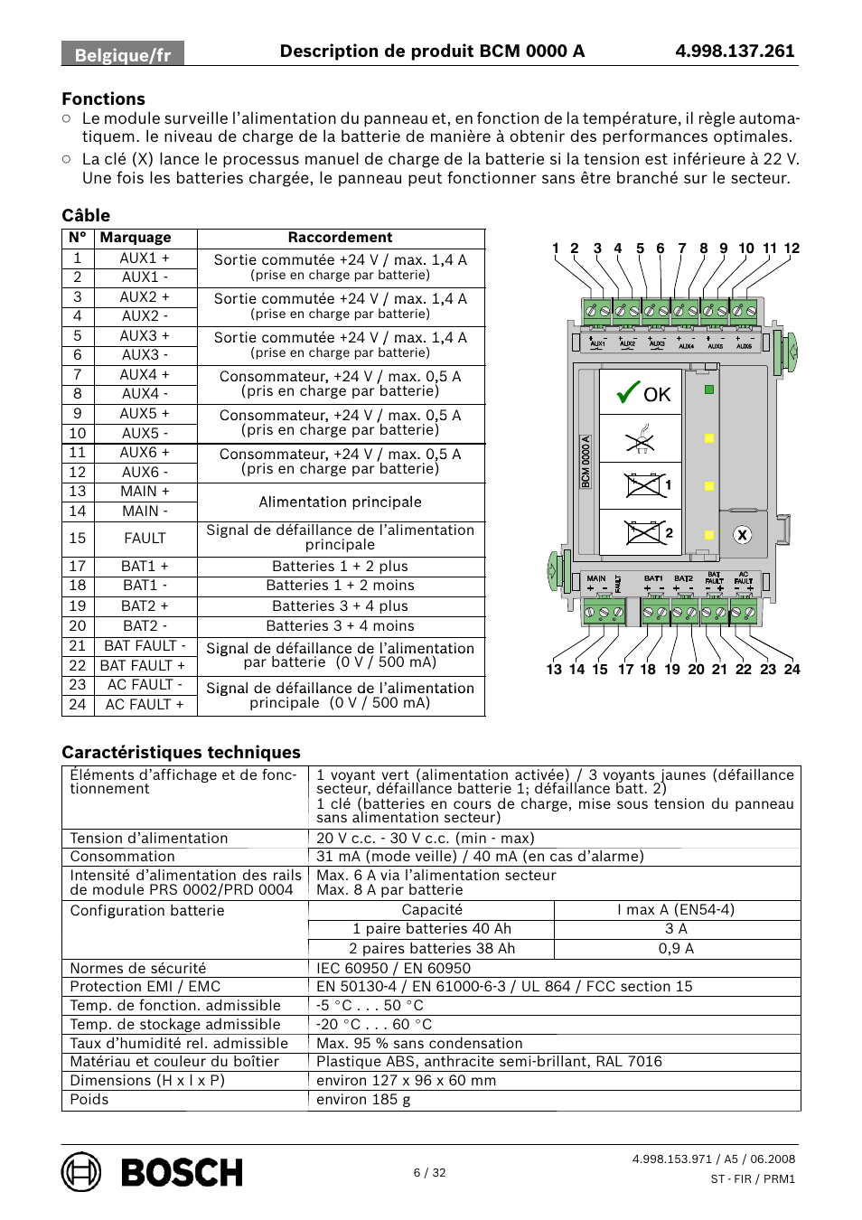 Bosch BCM 0000 A Battery Controller Module User Manual | Page 6 / 32