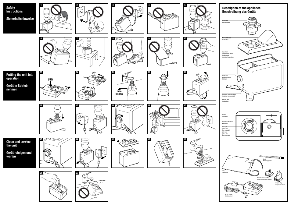 Boneco Air-O-Swiss Boneco U7146 User Manual | Page 2 / 2