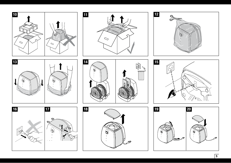 Boneco Air-O-Swiss AOS W2055A User Manual | Page 5 / 128
