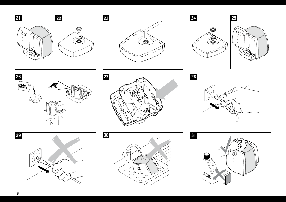 Boneco Air-O-Swiss AOS W2055A User Manual | Page 6 / 128
