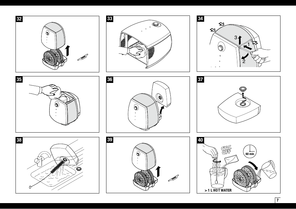 Boneco Air-O-Swiss AOS W2055A User Manual | Page 7 / 128