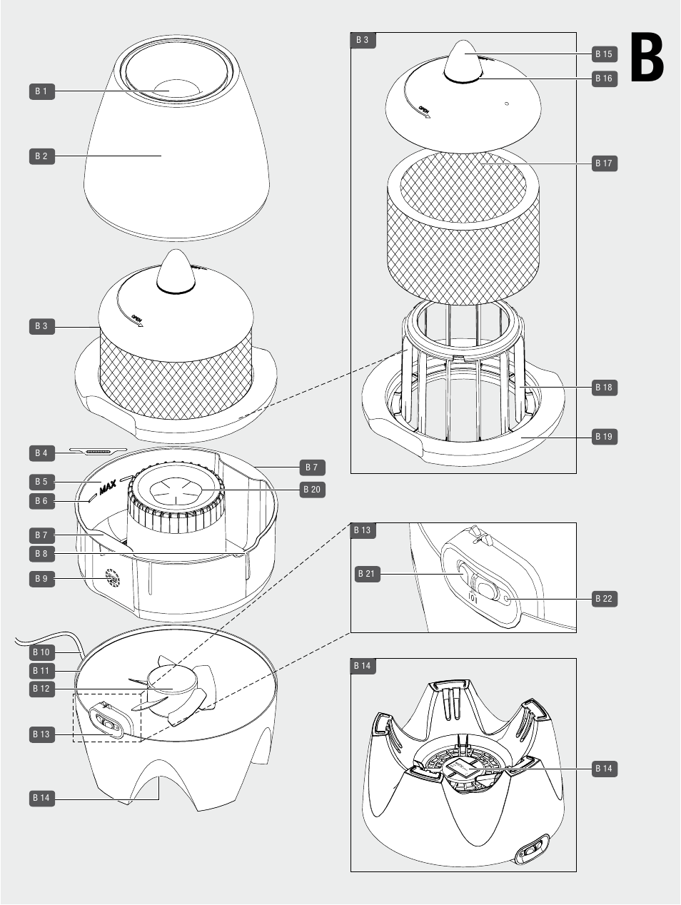 Boneco Air-O-Swiss E2441A User Manual | Page 4 / 114
