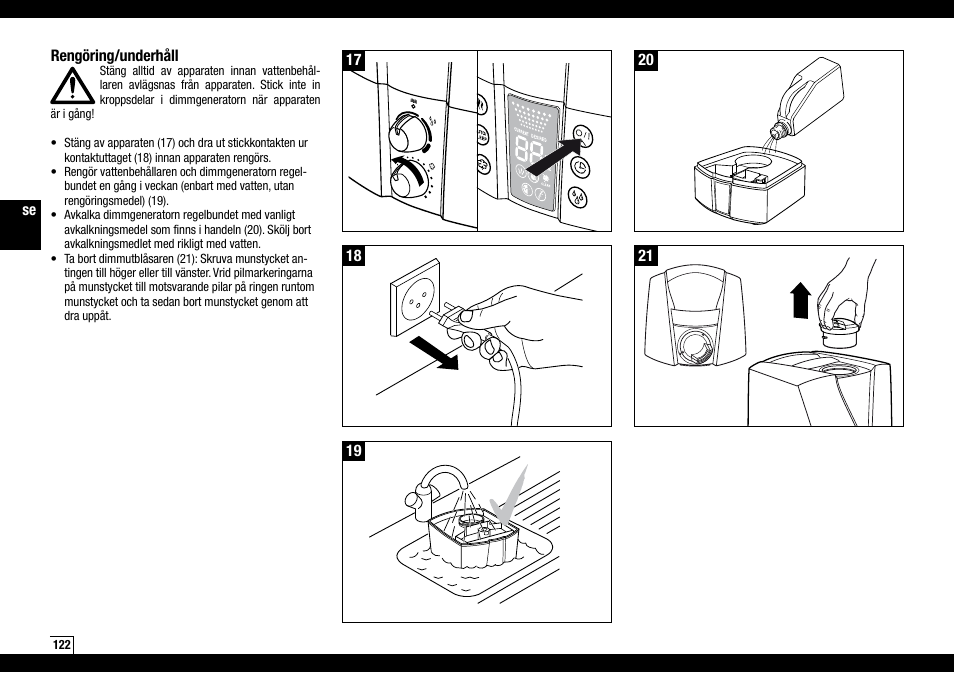 Boneco Air-O-Swiss Boneco U7145 User Manual | Page 122 / 164