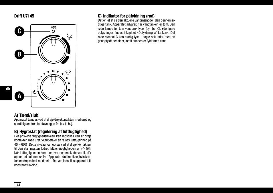 Ab c | Boneco Air-O-Swiss Boneco U7145 User Manual | Page 144 / 164