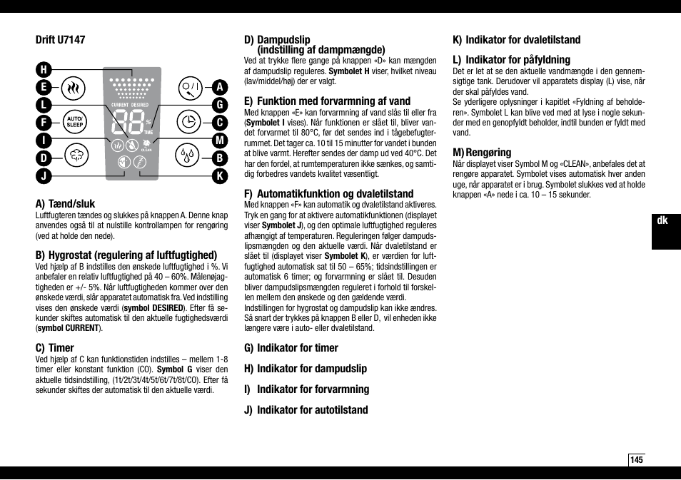 Boneco Air-O-Swiss Boneco U7145 User Manual | Page 145 / 164