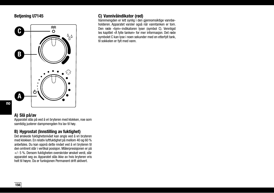 Ab c | Boneco Air-O-Swiss Boneco U7145 User Manual | Page 156 / 164