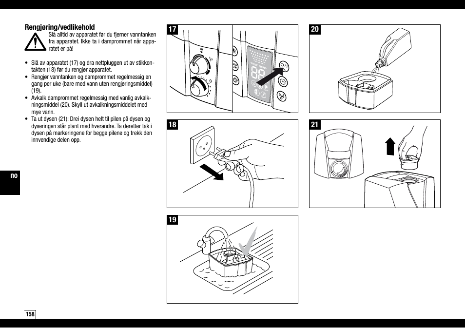 Boneco Air-O-Swiss Boneco U7145 User Manual | Page 158 / 164