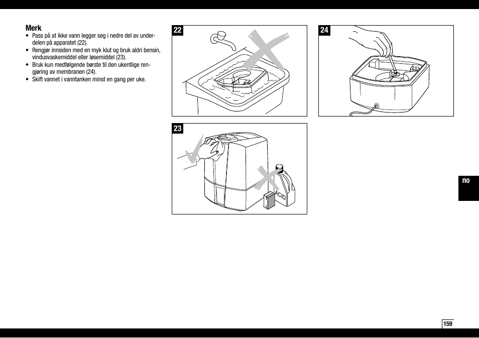 Boneco Air-O-Swiss Boneco U7145 User Manual | Page 159 / 164