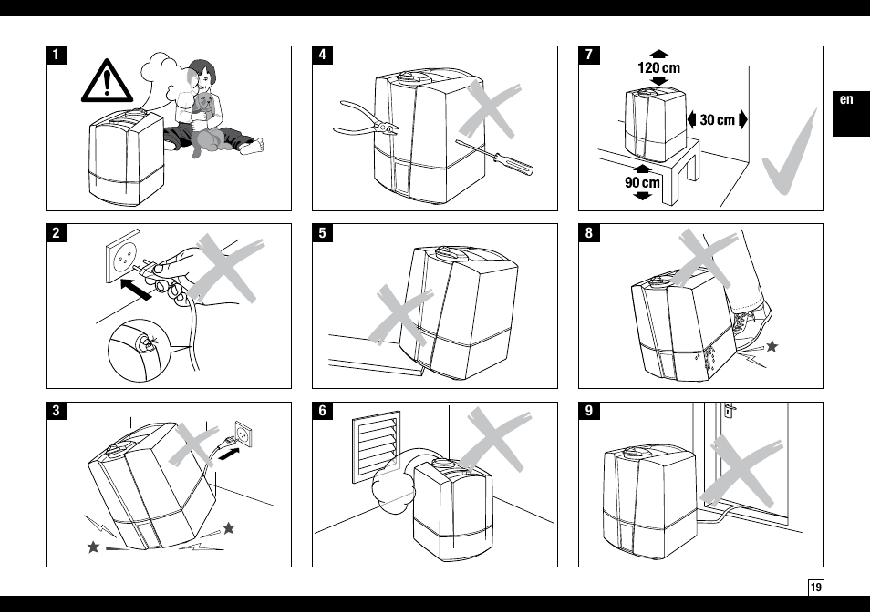 Boneco Air-O-Swiss Boneco U7145 User Manual | Page 19 / 164