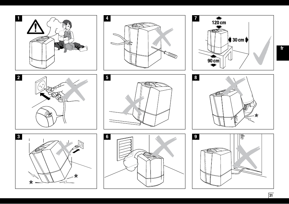 Boneco Air-O-Swiss Boneco U7145 User Manual | Page 31 / 164