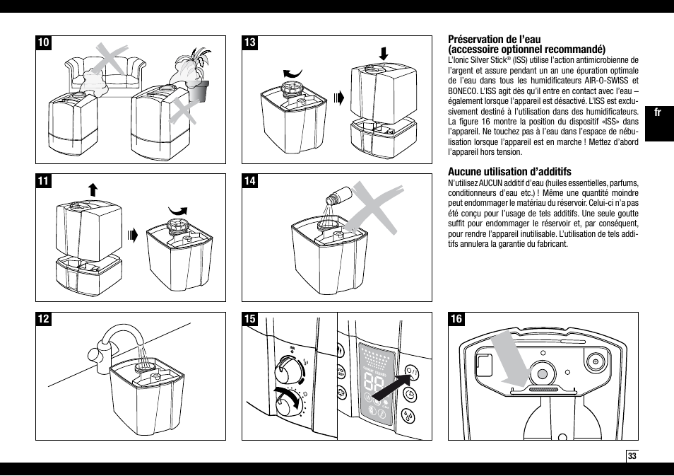 Boneco Air-O-Swiss Boneco U7145 User Manual | Page 33 / 164