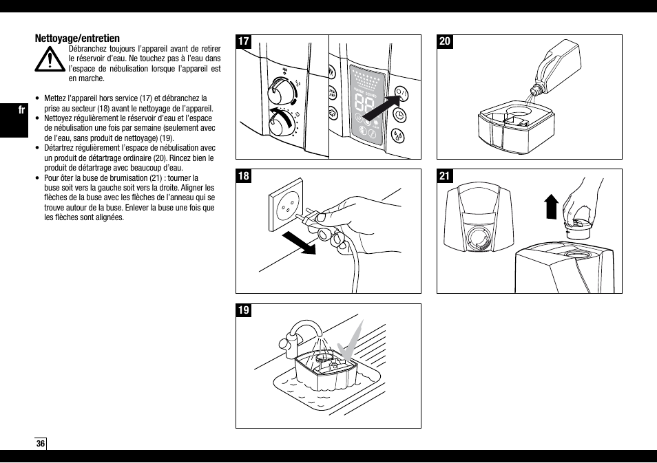 Boneco Air-O-Swiss Boneco U7145 User Manual | Page 36 / 164