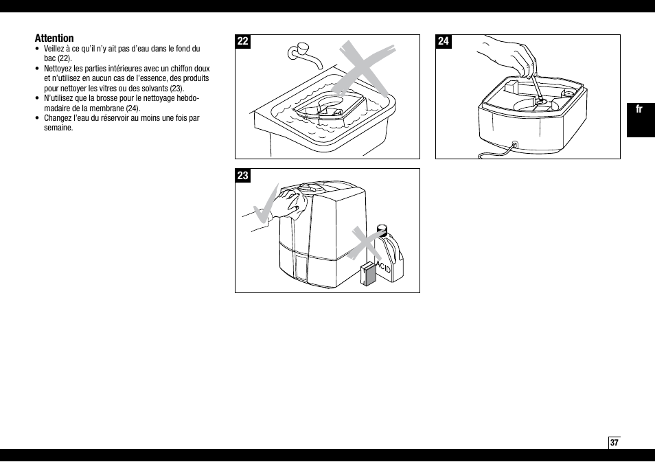 Boneco Air-O-Swiss Boneco U7145 User Manual | Page 37 / 164