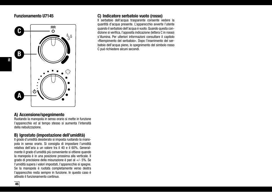 Ab c | Boneco Air-O-Swiss Boneco U7145 User Manual | Page 46 / 164