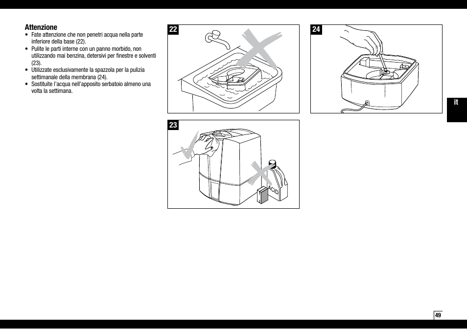 Boneco Air-O-Swiss Boneco U7145 User Manual | Page 49 / 164