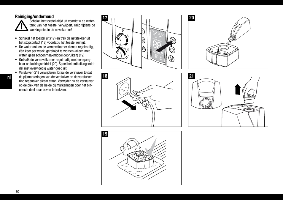 Boneco Air-O-Swiss Boneco U7145 User Manual | Page 60 / 164