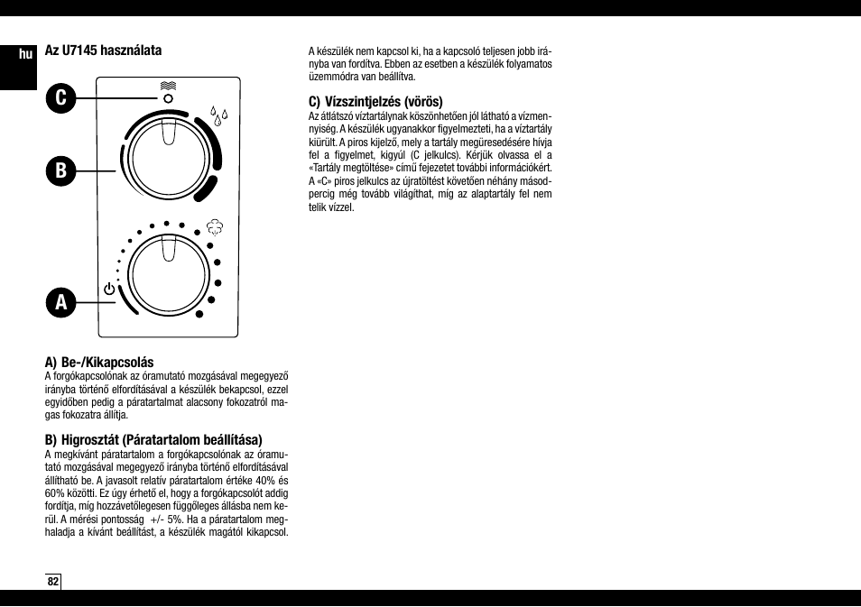 Ab c | Boneco Air-O-Swiss Boneco U7145 User Manual | Page 82 / 164