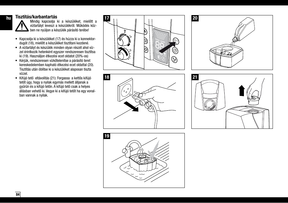 Boneco Air-O-Swiss Boneco U7145 User Manual | Page 84 / 164