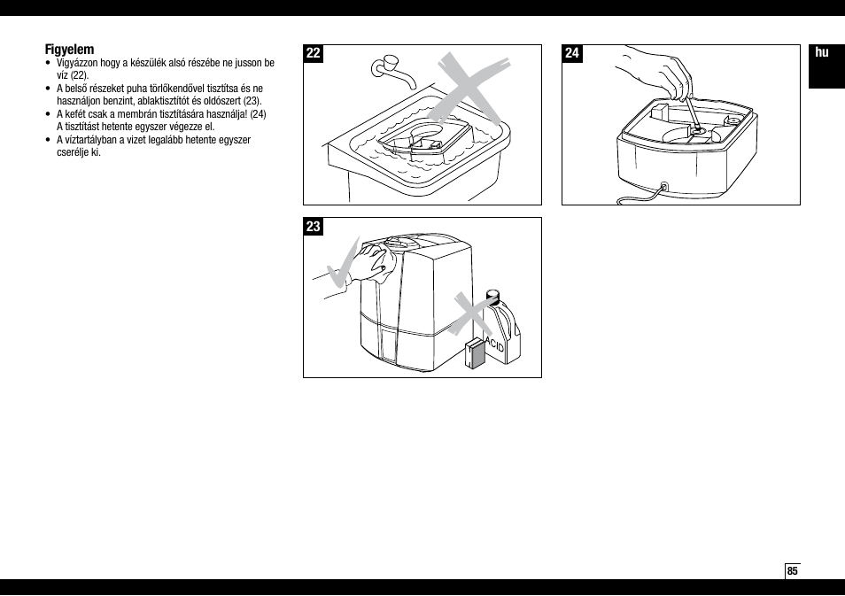 Boneco Air-O-Swiss Boneco U7145 User Manual | Page 85 / 164