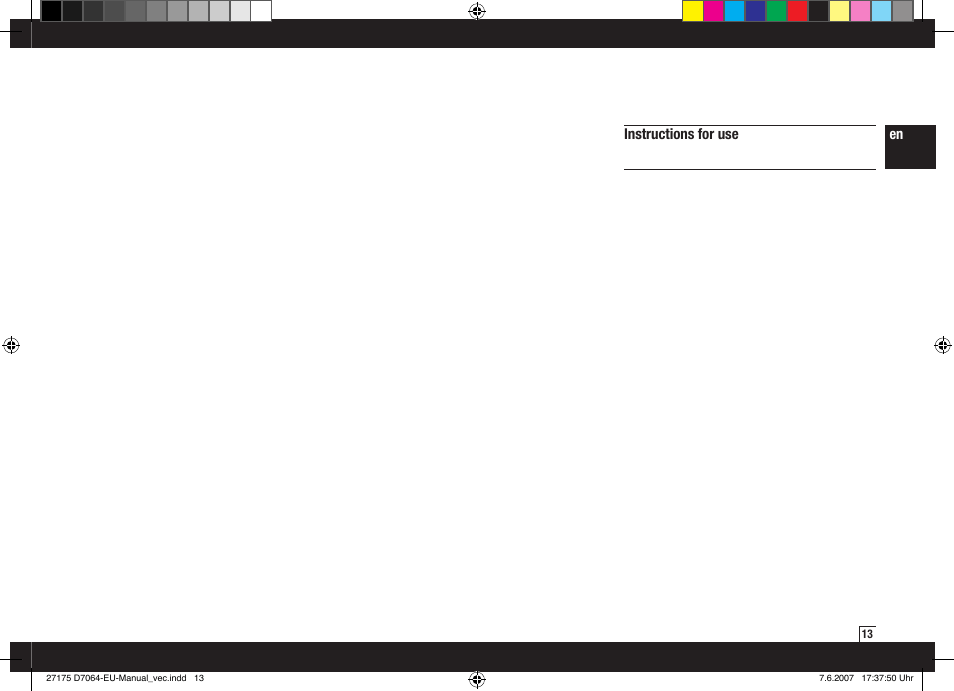 Boneco Air-O-Swiss Boneco D7064 User Manual | Page 13 / 112