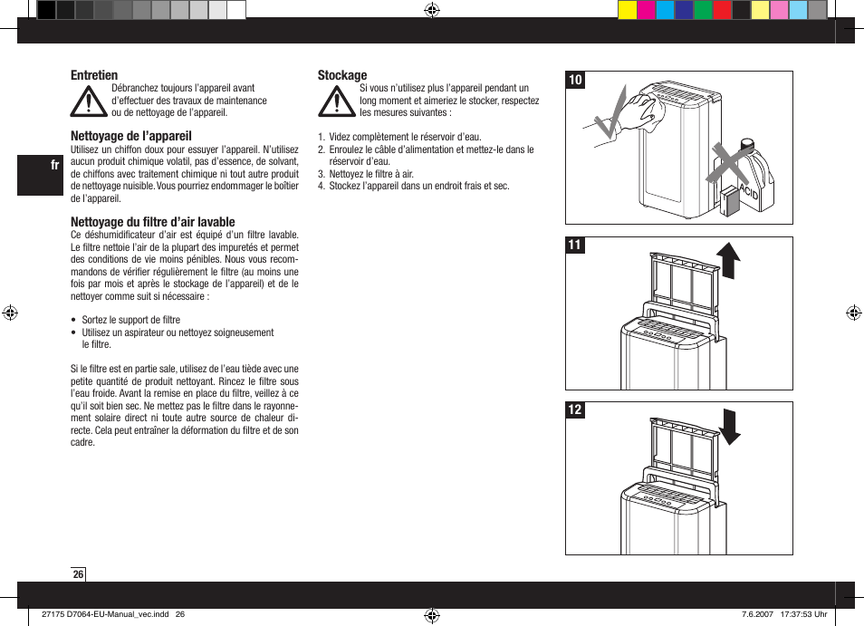 Boneco Air-O-Swiss Boneco D7064 User Manual | Page 26 / 112