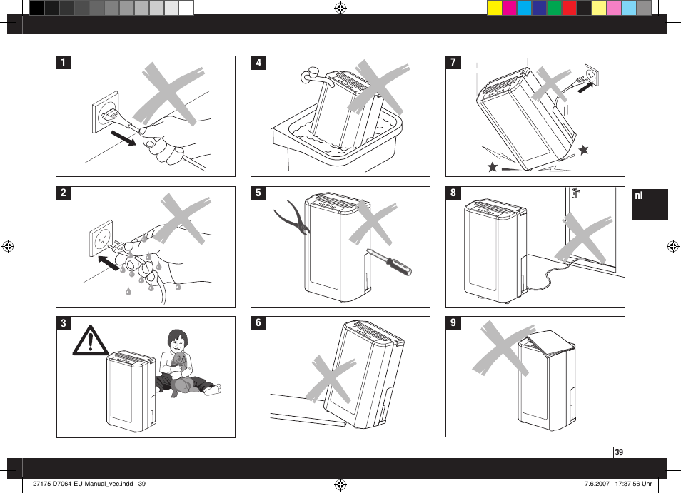 Boneco Air-O-Swiss Boneco D7064 User Manual | Page 39 / 112
