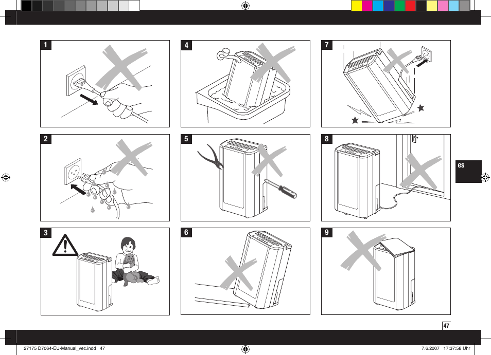 Boneco Air-O-Swiss Boneco D7064 User Manual | Page 47 / 112