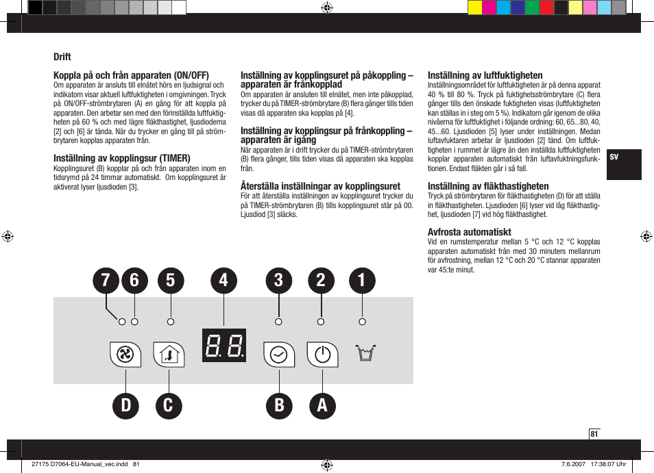 Boneco Air-O-Swiss Boneco D7064 User Manual | Page 81 / 112