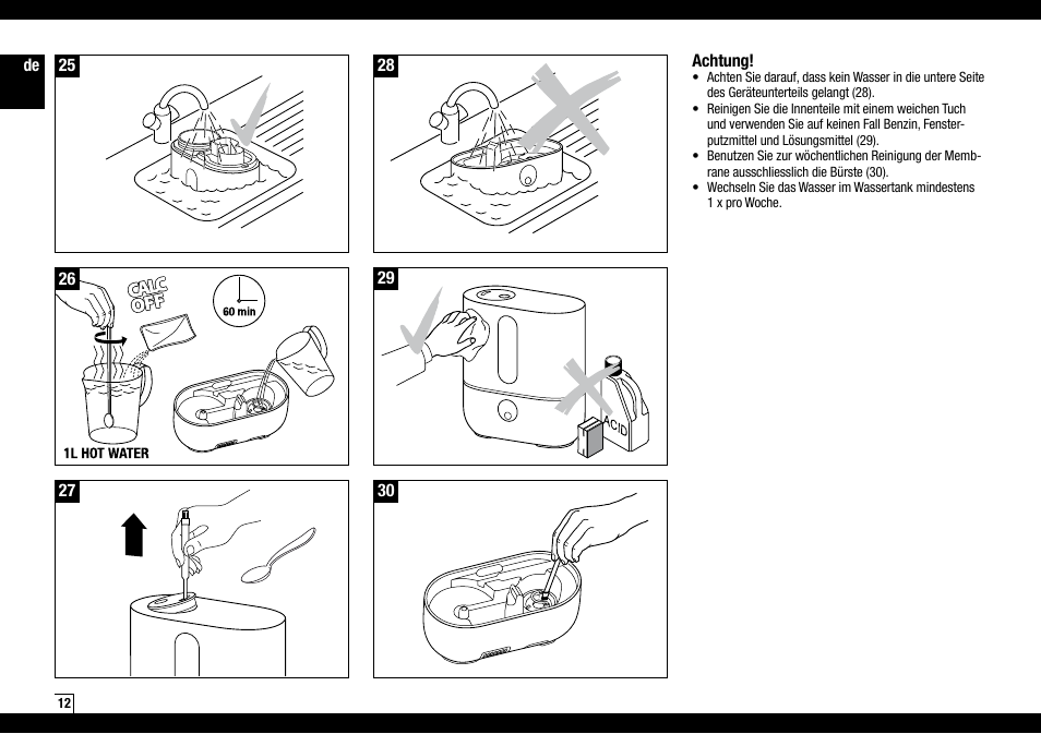 Boneco Air-O-Swiss AOS U200 User Manual | Page 12 / 172