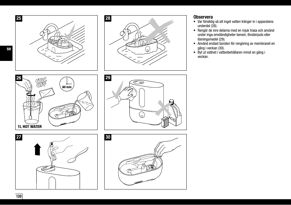 Boneco Air-O-Swiss AOS U200 User Manual | Page 120 / 172